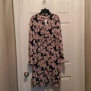 J Crew Floral Dress Size M